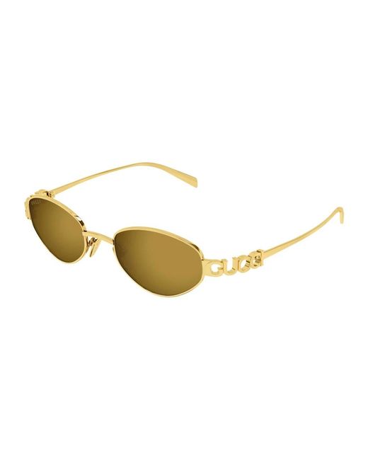 Gucci Yellow Sunglasses