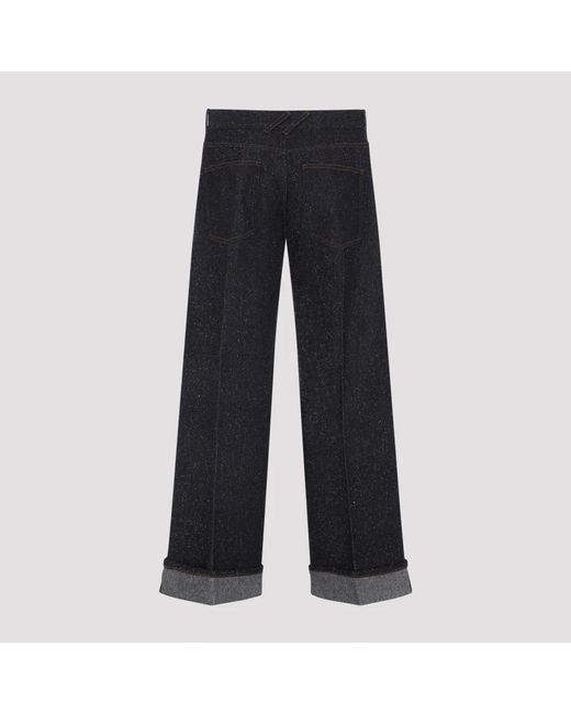 Burberry Blue Wide Jeans for men