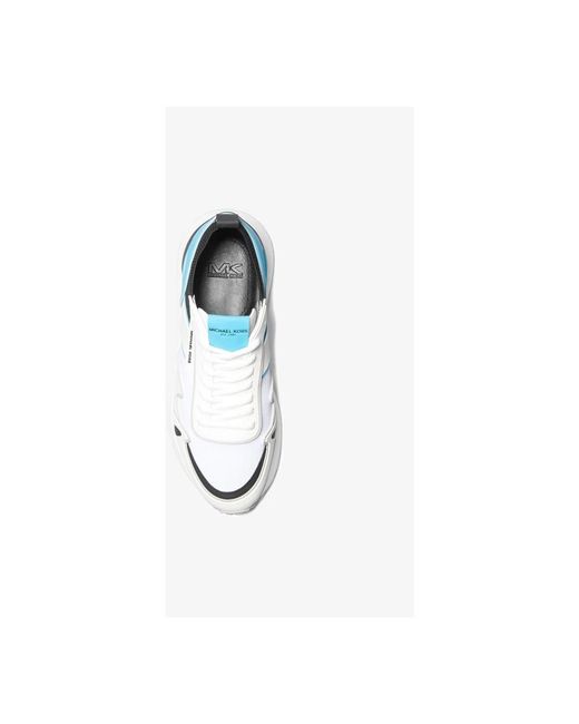 Michael Kors Stilvolle blau und weiß sneakers in White für Herren