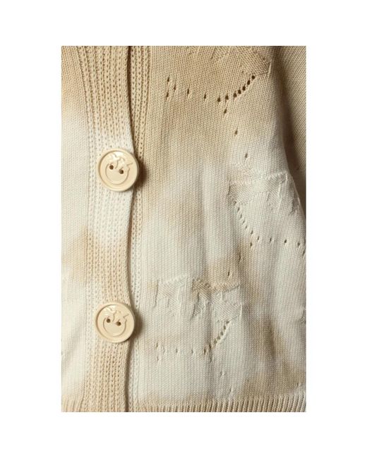 Pinko Truien & Vesten ,Polyester Vest in het Natural