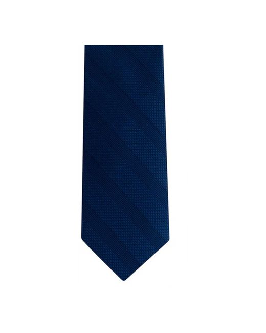 Michael Kors Accessoires ,Blauw ,Gestructureerde Streep Stropdas in het Blue voor heren