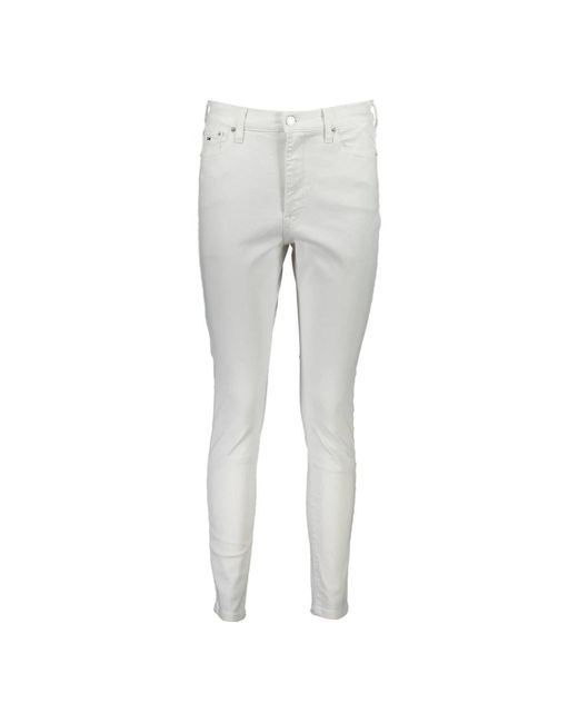 Jeans > skinny jeans Tommy Hilfiger en coloris Gray