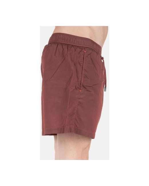 Aspesi Badmode ,Rood ,Polyester Zwemkleding Basic 2 in het Red voor heren