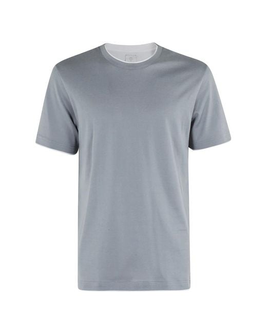 Eleventy T-Shirts in het Gray voor heren