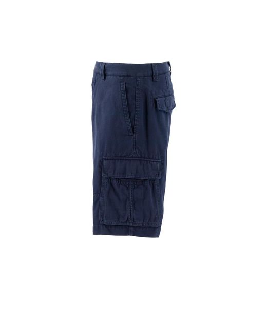 Brunello Cucinelli Blue Casual Shorts for men