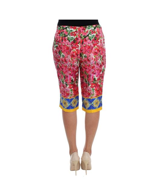 Dolce & Gabbana Red Bermudas