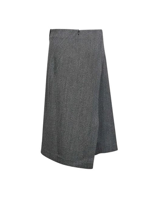Studio Nicholson Gray Midi Skirts
