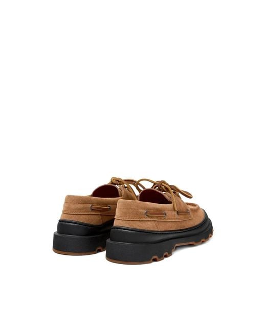 Camper Brown Sailor Shoes