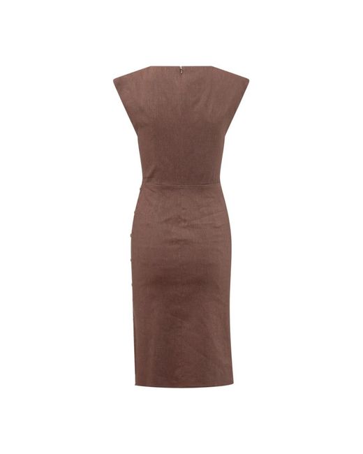 Pinko Brown Midi Dresses