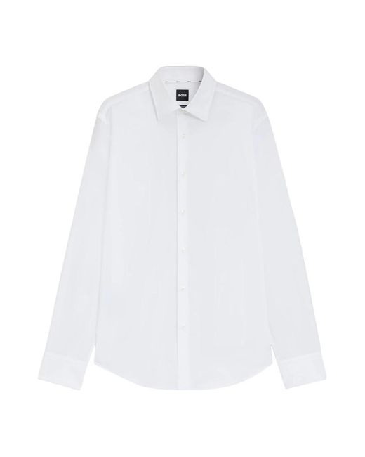 HUGO White Formal Shirts for men