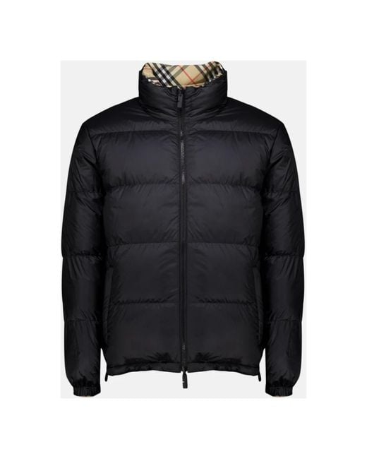 Burberry Snowdon Reversible Puffer Jacket in het Natural voor heren