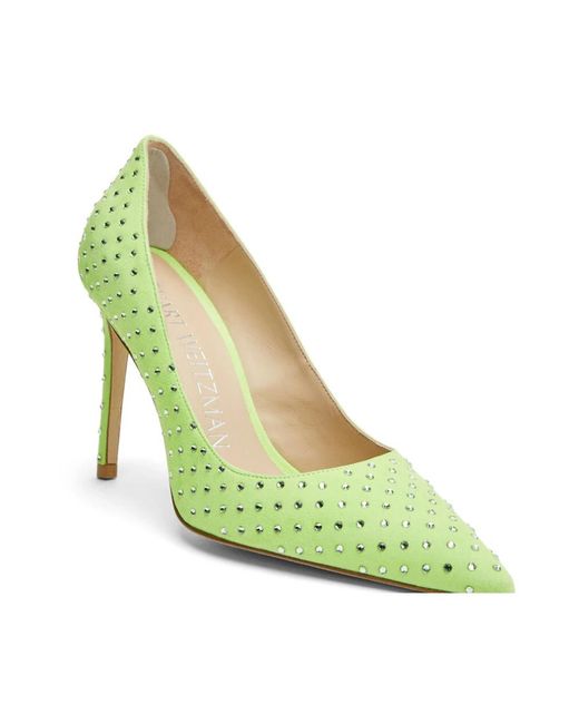 Stuart Weitzman Green Pumps