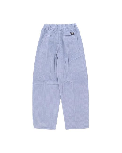 Obey Blue Wide Trousers