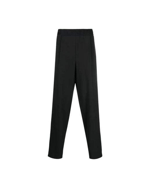 Giorgio Armani Black Wide Trousers for men
