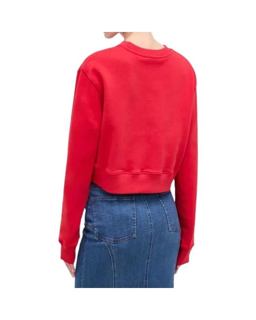 Moschino Red Sweatshirts