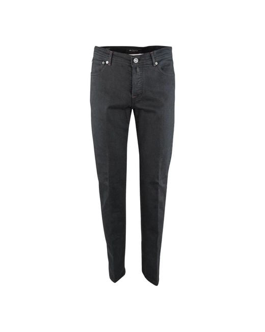 Kiton Gray Slim-Fit Jeans for men