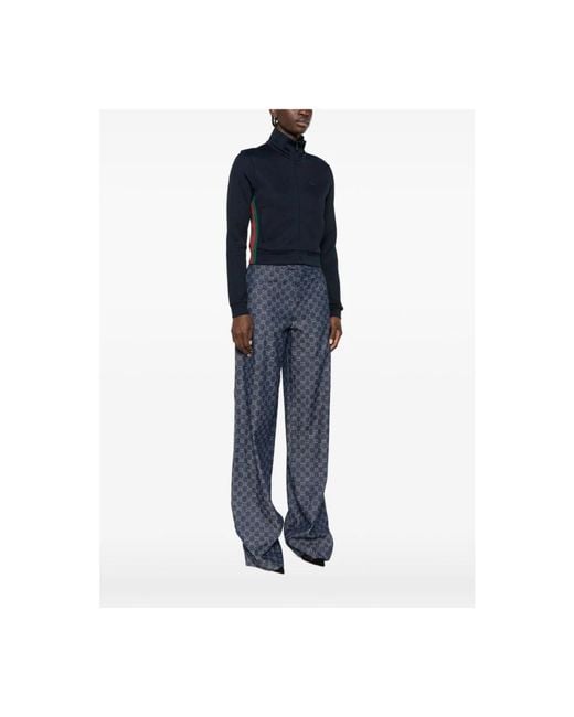 Gucci Blue Zip-Throughs