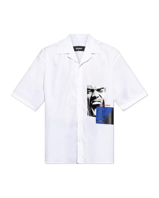 DSquared² Kurzarmhemd in White für Herren