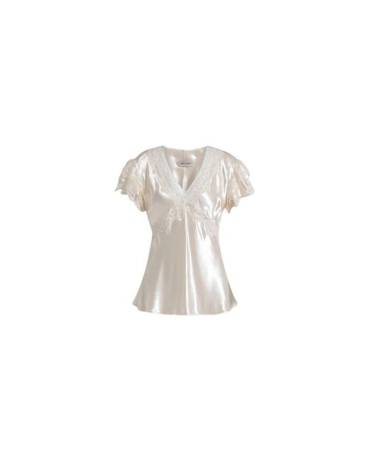 Alberta Ferretti White Blouses