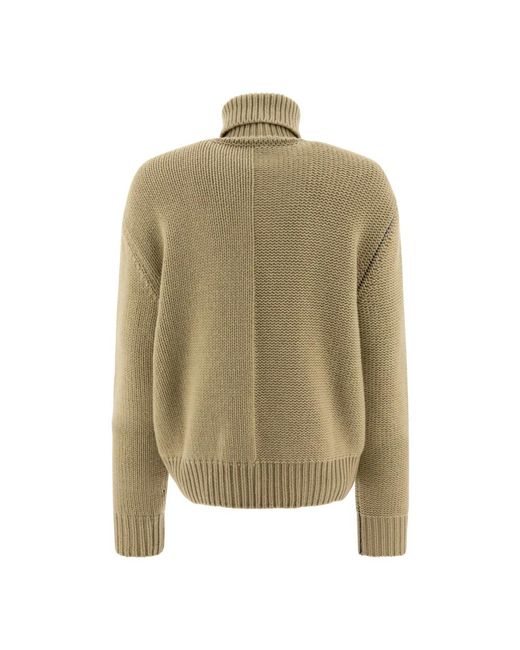 Burberry Green Cashmere Knitwear
