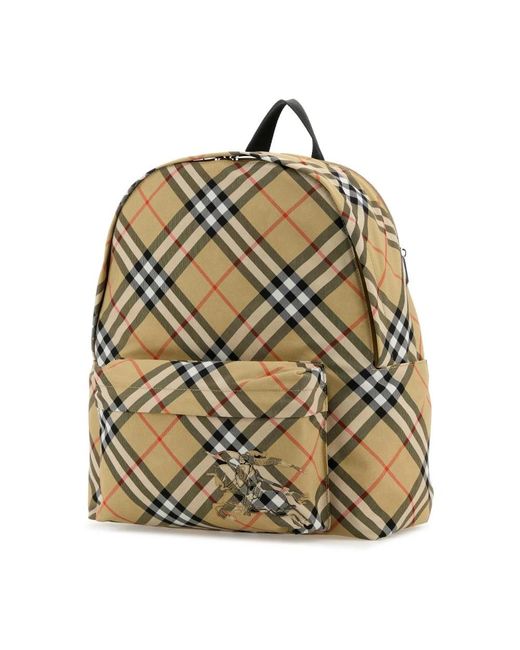 Backpacks di Burberry in Metallic da Uomo