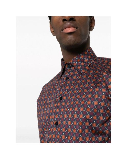 Etro Purple Casual Shirts for men