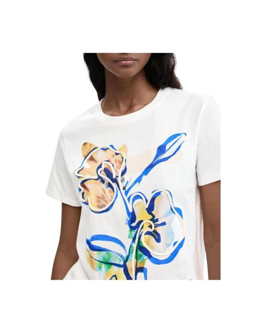 Desigual White T-Shirts