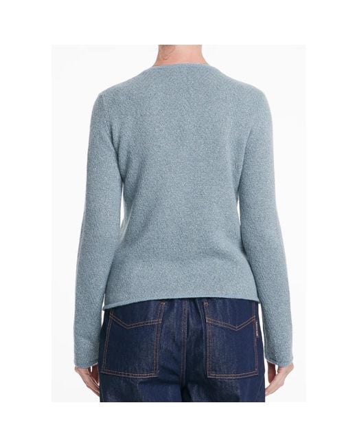 ALESSIA SANTI Blue V-Neck Knitwear