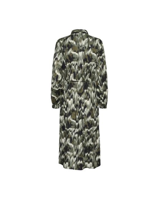 Kaffe Shirt Jurken in het Green