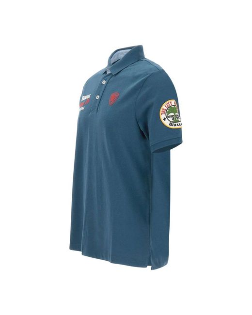 Blauer Albano Polo in het Blue voor heren