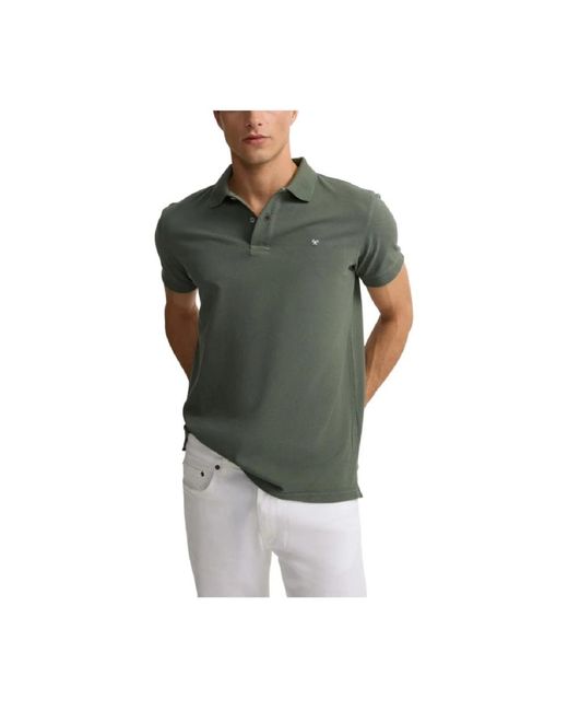 Silbon Green Polo Shirts for men