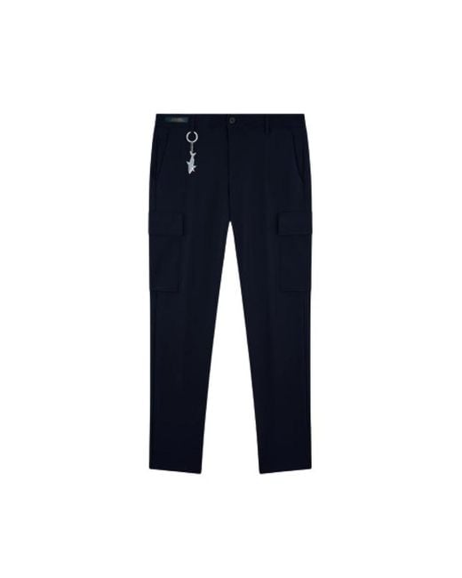 Paul & Shark Blue Slim-Fit Trousers for men