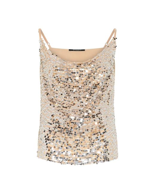 Sleeveless Tops di Bruuns Bazaar in Natural
