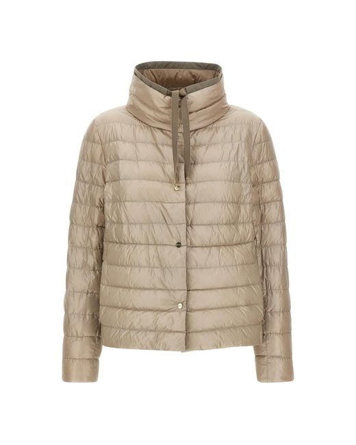 Herno Reversible Nylon Down Jacket in het Green