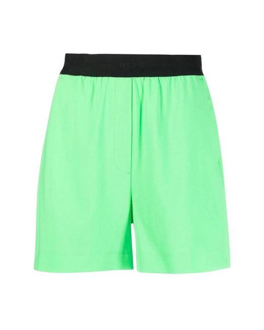 Short Shorts MSGM en coloris Green