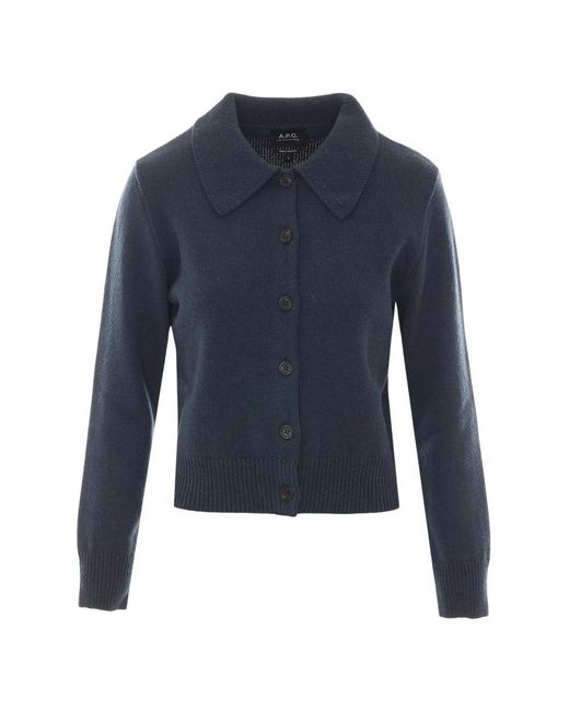 Cardigans A.P.C. en coloris Blue