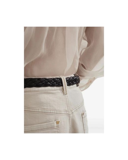 Brunello Cucinelli Straight Jeans in het White