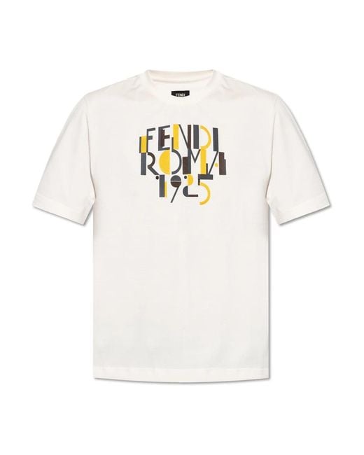 Fendi White T-Shirts for men