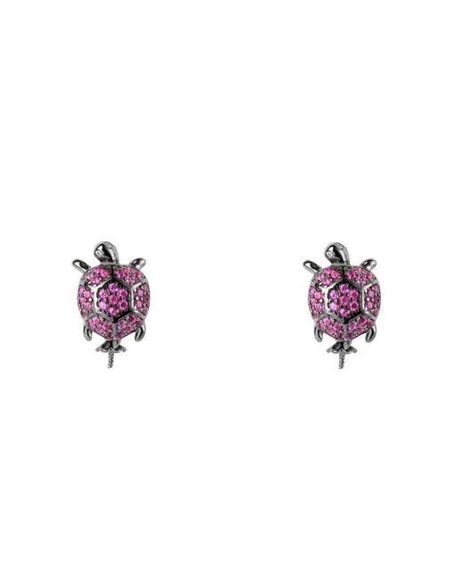 Earrings Lancaster de color Purple