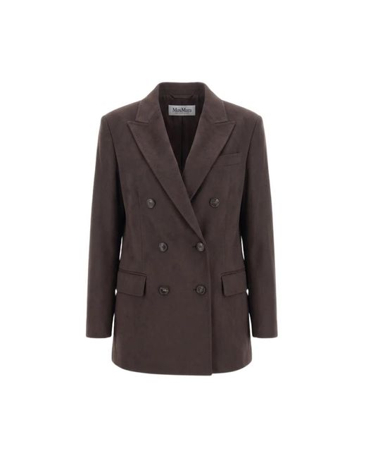 Max Mara Olimpia Blazer in het Brown