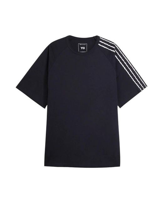 Y-3 Blue T-Shirts for men