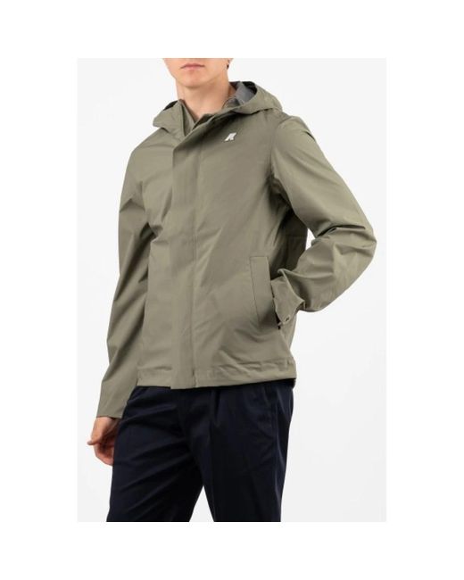 K-Way Green Light Jackets for men
