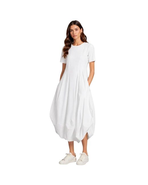 Midi Dresses High en coloris White
