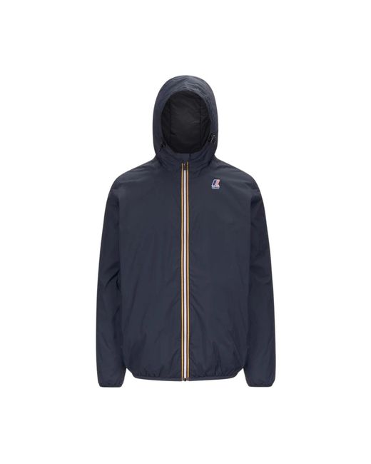 K-Way Jassen ,Blauw ,Polyester Lichtgewicht Jas in het Blue voor heren