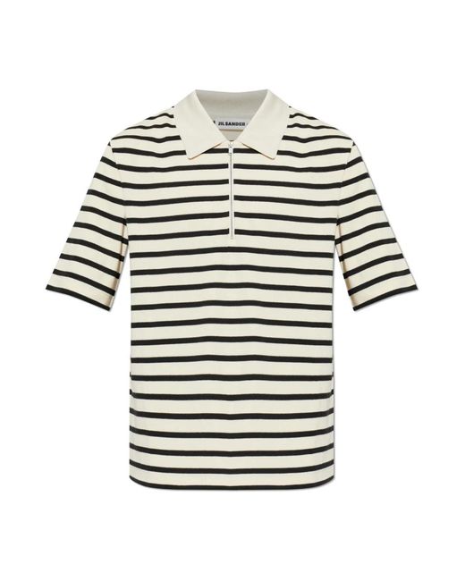 Jil Sander Black Polo Shirts for men