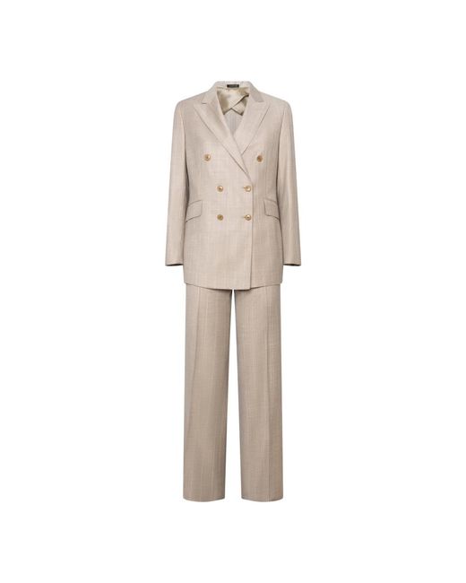 Franzese Collection Natural Double Breasted Suits