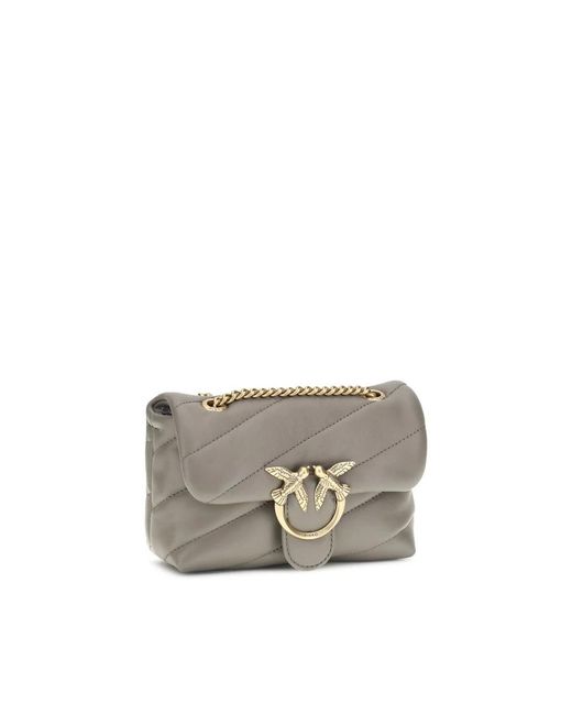 Pinko Shoulder Bags in het Gray