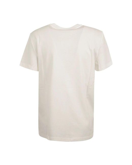 Max Mara White Weiße T-Shirts Und Polos Elmo