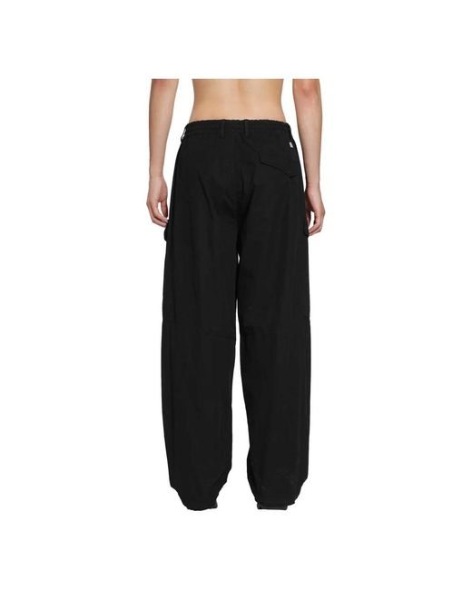 C P Company Black Wide Trousers for men