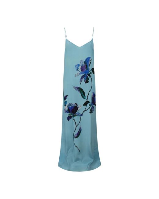 Ermanno Scervino Blue Maxi Dresses